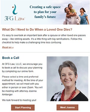 Estate Planning Newsletter - Subscribe Today!