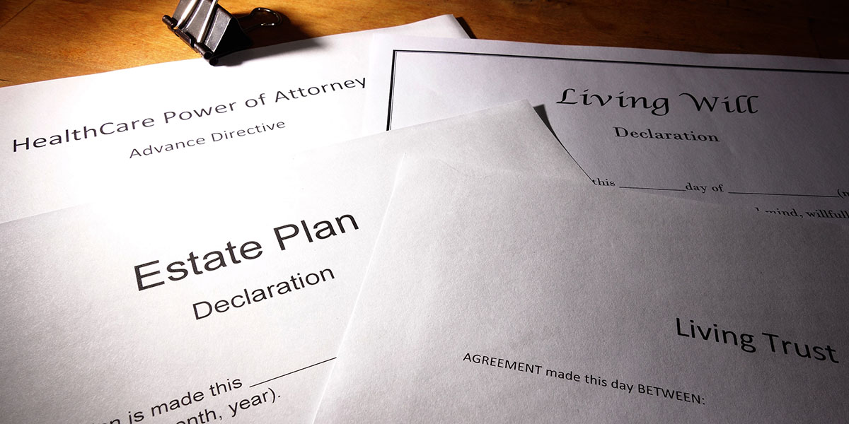 Estate Planning Documents : Living Trust, Living Will, Healthcar